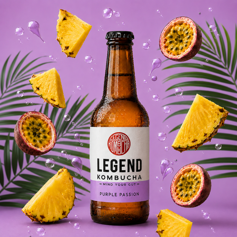 Kombucha Purple Passion Bottiglia