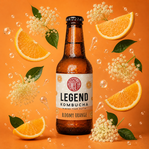 Kombucha Bloomy Orange Bottiglia