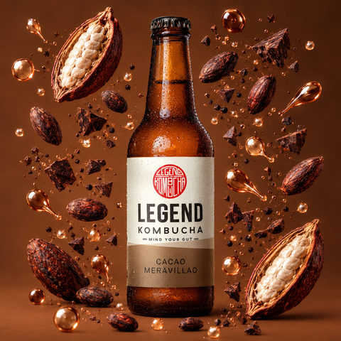 Kombucha Cacao Meravillao Bottiglia
